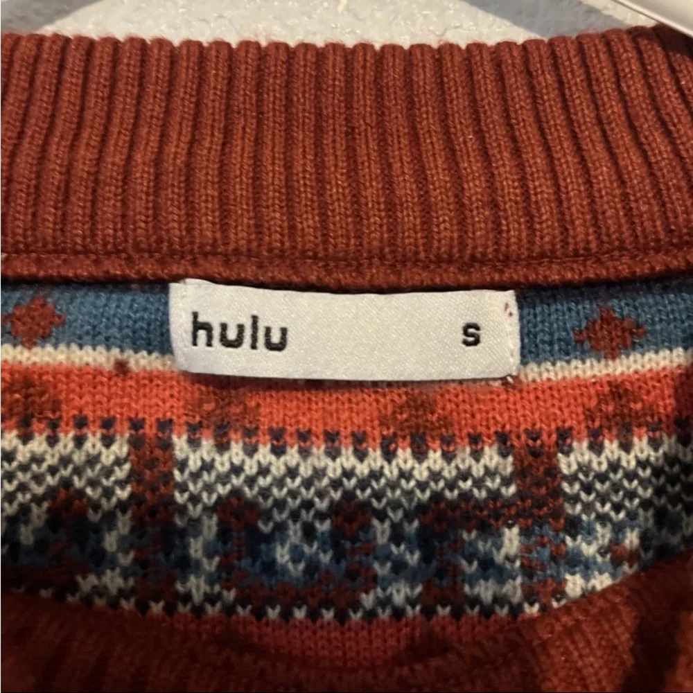 Hulu The Handmaid’s Tale Sweater Men's Size Small Christmas Holiday Red Blue
